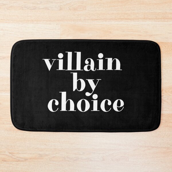 Item preview, villain by choice simple classic design designed and sold by OldSkullDesigns.