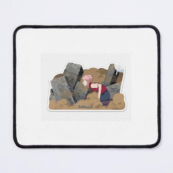 Item preview, “Narutoooo!” Sakura Broken Moment Aesthetic Anime Sticker designed and sold by ZenOtaku Lab.
