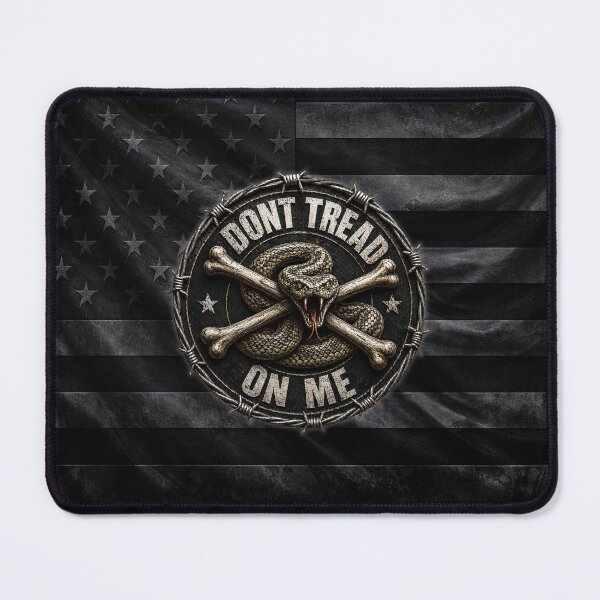 Item preview, Don’t Tread On Me Snake Vintage American Flag Design designed and sold by artistwill.