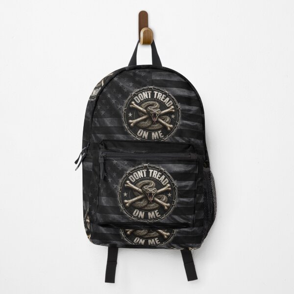 Item preview, Don’t Tread On Me Snake Vintage American Flag Design designed and sold by artistwill.