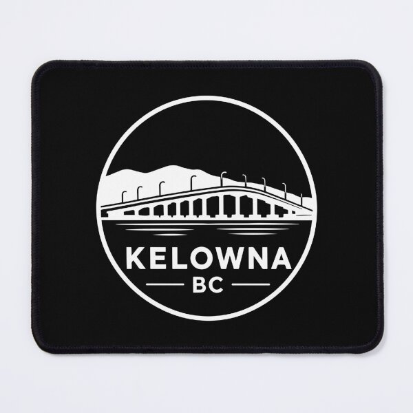 Item preview, Kelowna British Columbia William R. Bennett Bridge Logo Okanagan Lake White designed and sold by meganohm.