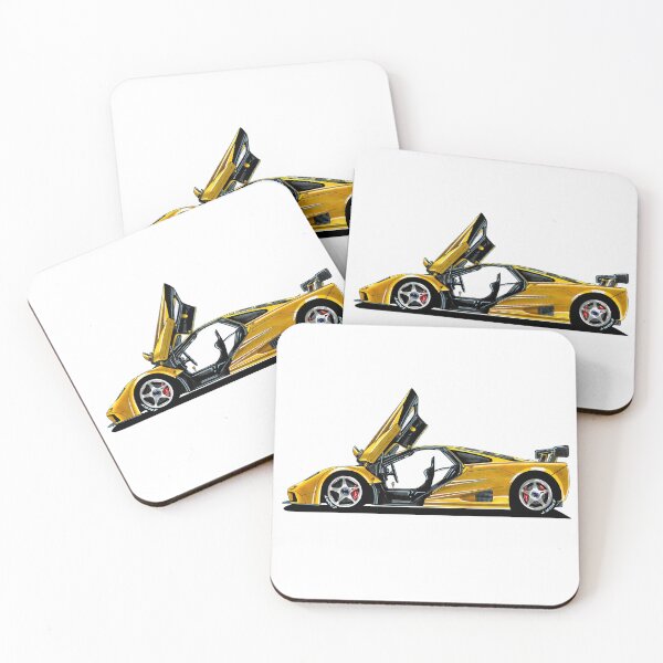 Item preview, Exclusive drawing legendary british hyper car yellow LM V12 S70/2 designed and sold by Cars23.