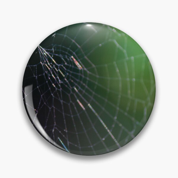Item preview, Intricate Spider Web Macro With Dew Drops And Soft Green Bokeh Background In Nature designed and sold by Nmallia.