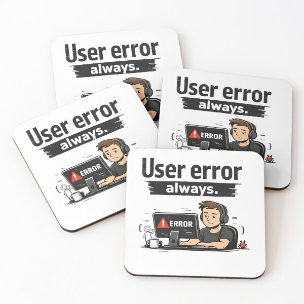 Item preview, User Error Always Funny IT Tech designed and sold by CoolTShirtDesign.