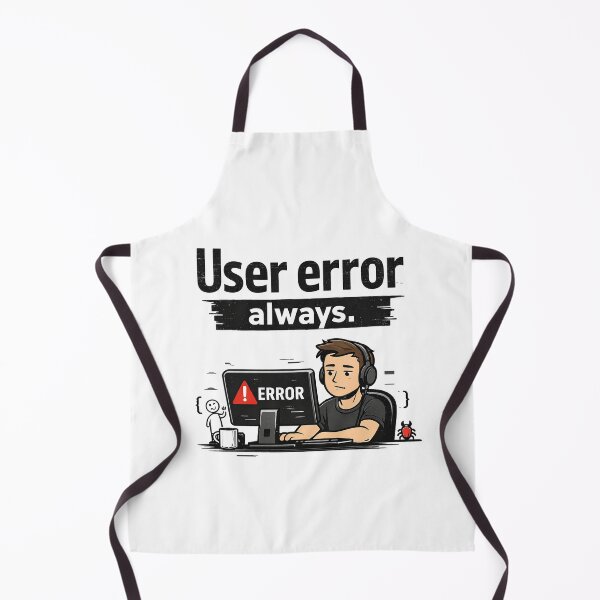Item preview, User Error Always Funny IT Tech designed and sold by CoolTShirtDesign.