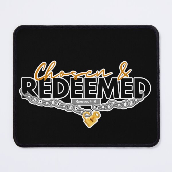 Item preview, Chosen & Redeemed Christian Shirt – Romans 5:8 Faith Tee with Chain Break Symbol designed and sold by ArtsBorn2Create.
