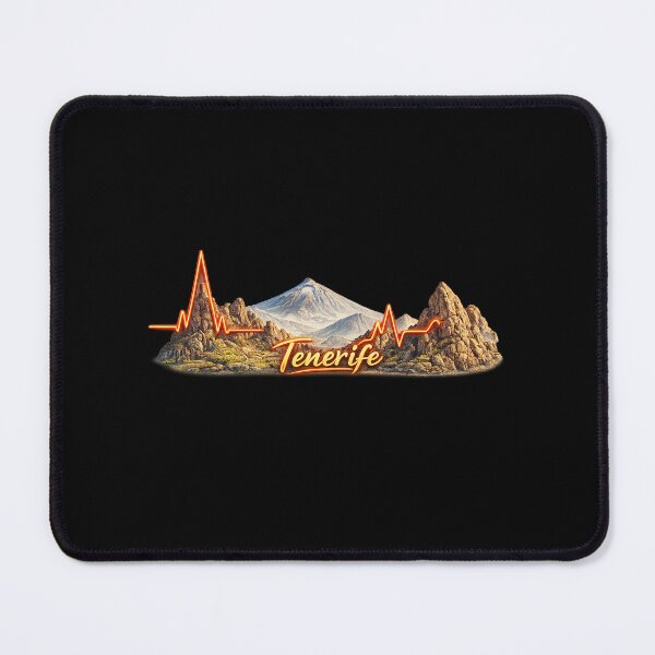 Item preview, Tenerife Mountain Heartbeat – Teide ECG Landscape Design designed and sold by Medico Design .