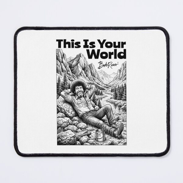 Item preview, Bob Ross This Is Your World Mountain Landscape designed and sold by GrandeDuc.