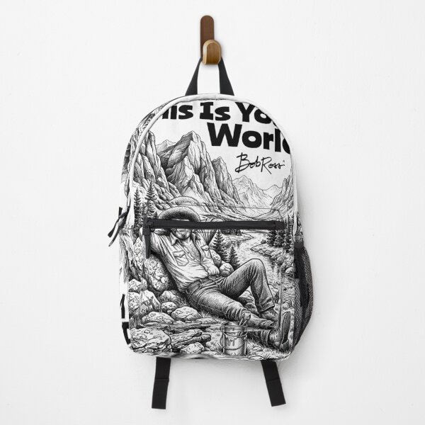 Item preview, Bob Ross This Is Your World Mountain Landscape designed and sold by GrandeDuc.