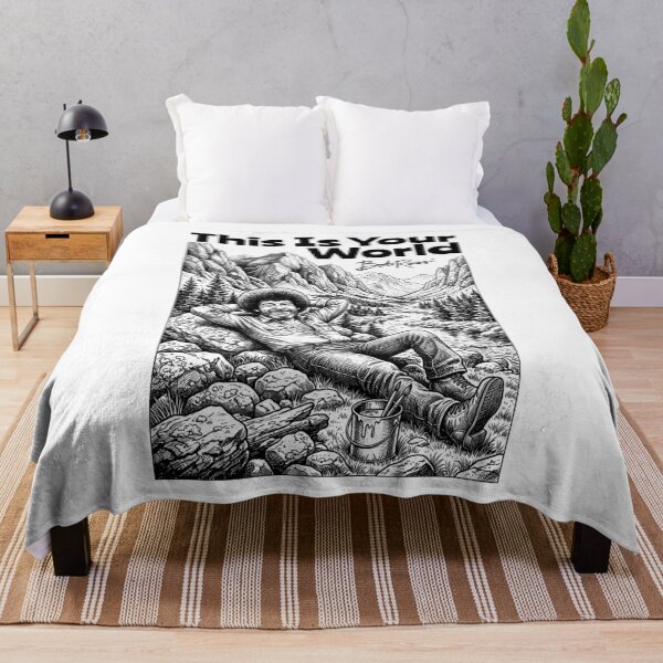 Item preview, Bob Ross This Is Your World Mountain Landscape designed and sold by GrandeDuc.