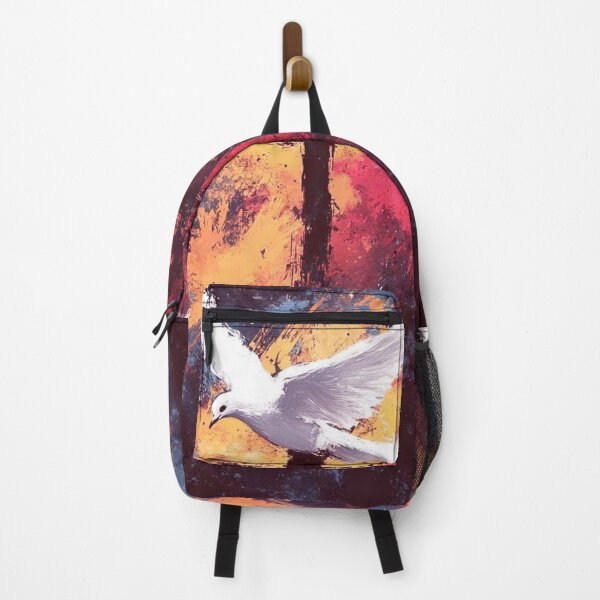 Item preview, Jesus Is The Way – Holy Spirit Dove and Cross Christian Art Print, Faith Inspired Religious Painting designed and sold by Jesus-istheway.
