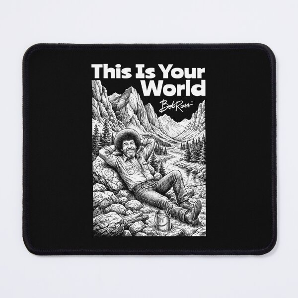 Item preview, Bob Ross This Is Your World Mountain Landscape designed and sold by GrandeDuc.