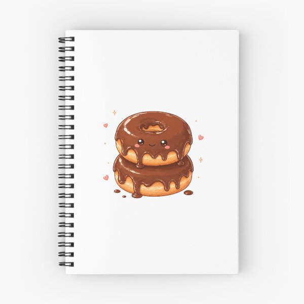 Item preview, Kawaii chocolate doughnut dessert designed and sold by Design by Sara.