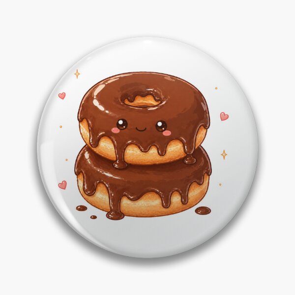 Artikelvorschau, Kawaii Schokoladen-Donut-Dessert entworfen und verkauft von Design by Sara.