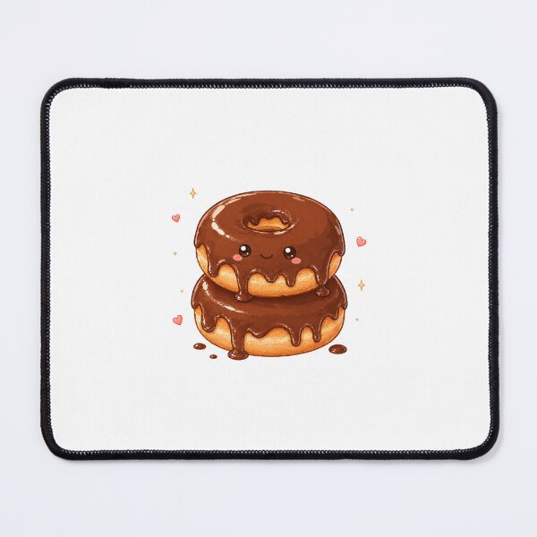Item preview, Kawaii chocolate doughnut dessert designed and sold by Design by Sara.