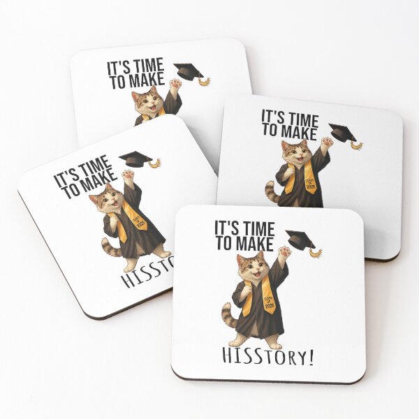 Item preview, Cat Class of 2026 - Time to Make Hisstory! designed and sold by Cut & Paste Productions.