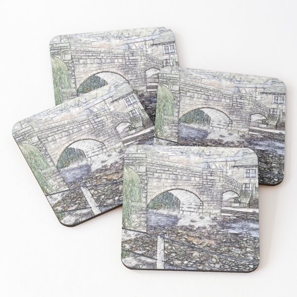 Item preview, Old Packhorse Bridge at Hebden designed and sold by ArtworkNorth.