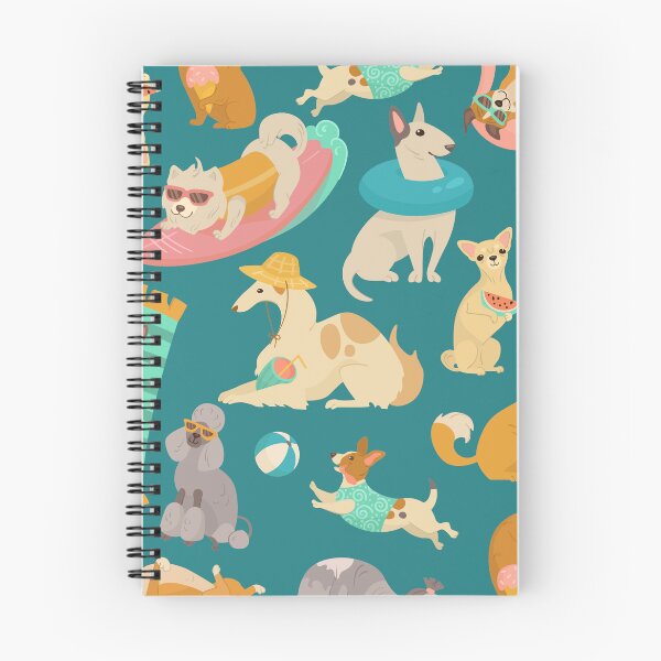 Item preview, tropical summer beach dogs party cute designed and sold by Gossip Rag.