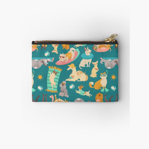 Item preview, tropical summer beach dogs party cute designed and sold by Gossip Rag.