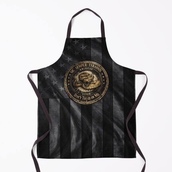 Item preview, Semper Tyrannis Snake Vintage American Flag Emblem designed and sold by artistwill.