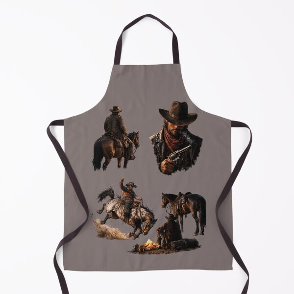 Item preview, Wild West Cowboy Collection – Outlaw Rodeo Western Art Set designed and sold by QuarterHorseArt by Just my Studio.