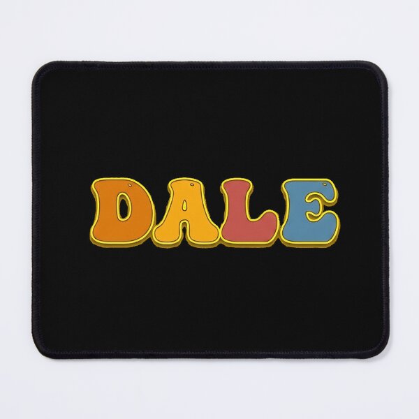 Item preview, ❤️ Dale Personalized Name Wavy Retro Shirt, Coffee Mug, Sticker Gift designed and sold by HelixPedia.