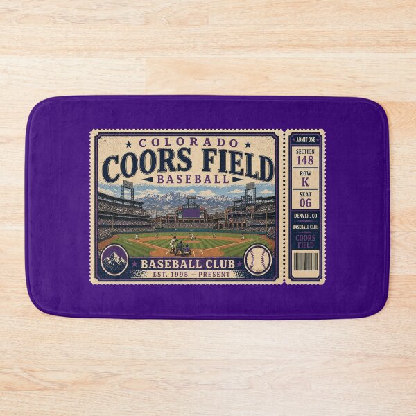 Item preview, Colorado Baseball Vintage Ticket Stub Coors Field Retro Stadium Design designed and sold by GhostDawgs.