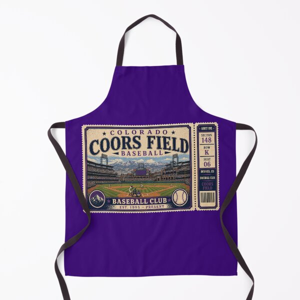 Item preview, Colorado Baseball Vintage Ticket Stub Coors Field Retro Stadium Design designed and sold by GhostDawgs.