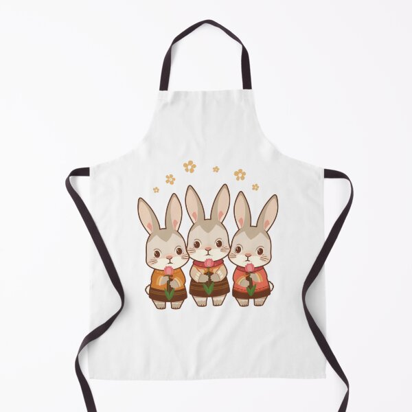 Item preview, Rabbits with Tulips designed and sold by PatronesKawai.
