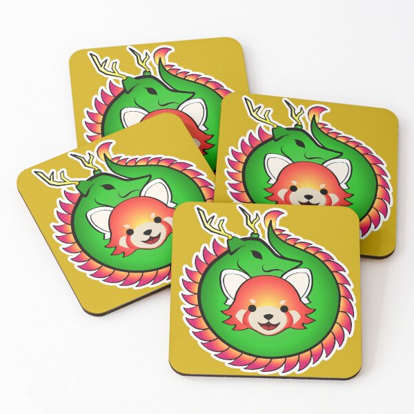 Item preview, Red panda and the Dragon designed and sold by fishbirdstudios.