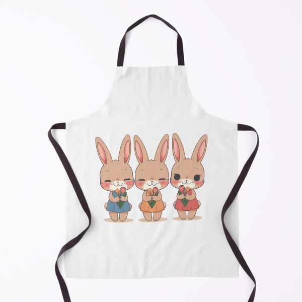 Item preview, Rabbits with Tulips designed and sold by PatronesKawai.