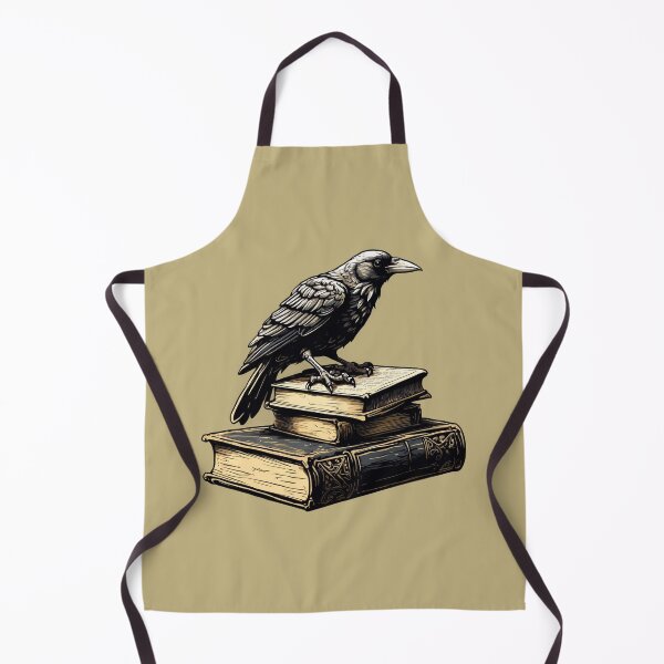 Item preview, Dark Academia Raven on Book Stack designed and sold by semenol.