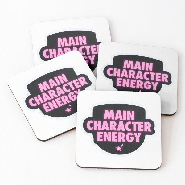 Item preview, Main Character Energy Sticker | Confident Girl Aesthetic Quote designed and sold by CutePlix.