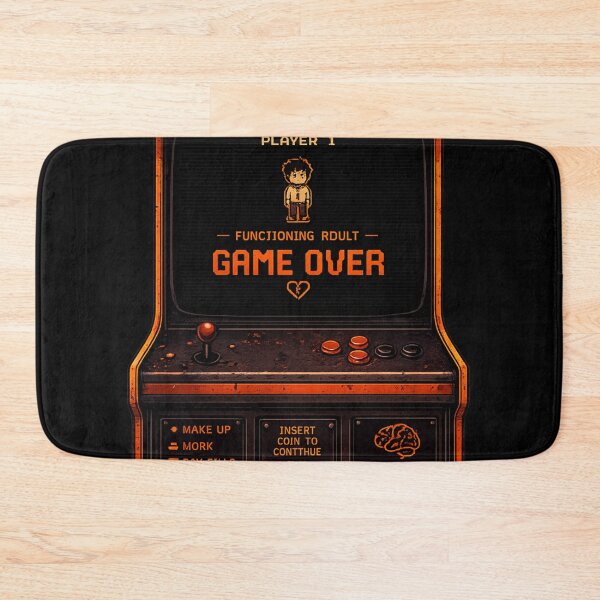 Item preview, Life Quest Game Over Functioning Adult – Retro Arcade Machine Funny Adult Life Art | Gamer Humor Gift designed and sold by irfanshikh.