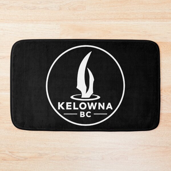 Item preview, Kelowna Sails Icon Minimal Lake Okanagan Emblem White designed and sold by meganohm.