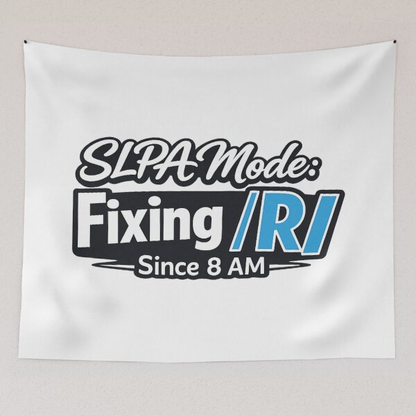 Item preview, SLPA Mode Fixing R Funny Speech Language Pathology Assistant Shirt designed and sold by Monosoft.