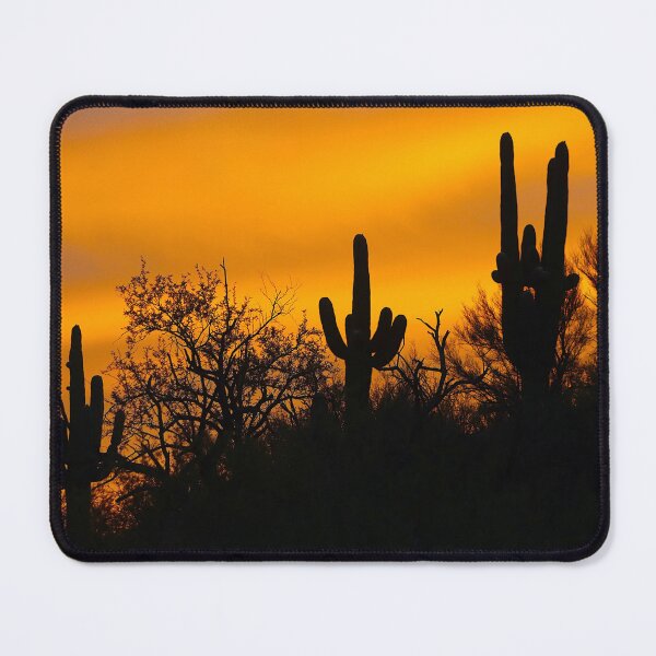 Item preview, Stunning Sunset Saguaro Cacti designed and sold by simonjayphotos.