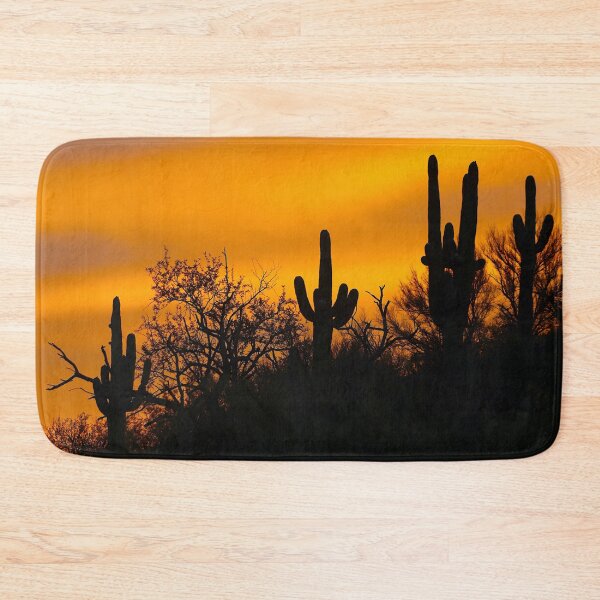 Item preview, Stunning Sunset Saguaro Cacti designed and sold by simonjayphotos.