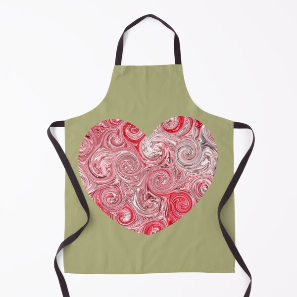 Item preview, Red Marble Swirl Heart Shape Abstract Romantic Love Pattern Art designed and sold by Teenidesign .