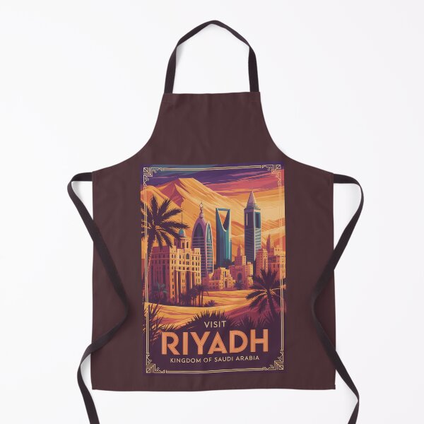 Item preview, Riyadh Saudi Arabia Desert Illustration Travel Art Vintage designed and sold by KrisSidDesigns.