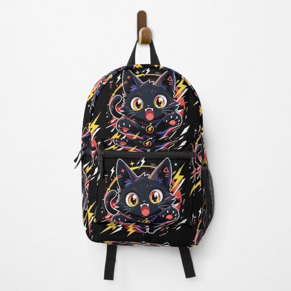 Item preview, Cyber Pop Electric Black Cat designed and sold by Rohan132.
