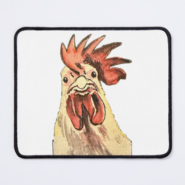 Item preview, Real hand painted Watercolor painting of a chicken judging you designed and sold by a.dadash.