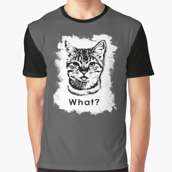 Item preview, What Cat Shirt designed and sold by RZFDesign.