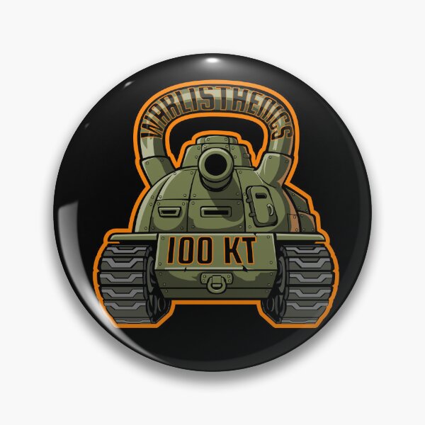 Item preview, WARLISTHENICS Kettlebell Tank (orange outline) designed and sold by Warlisthenics.