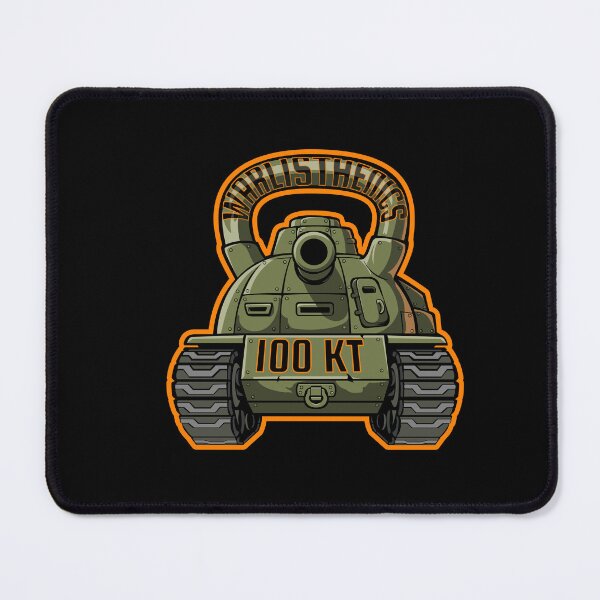 Item preview, WARLISTHENICS Kettlebell Tank (orange outline) designed and sold by Warlisthenics.