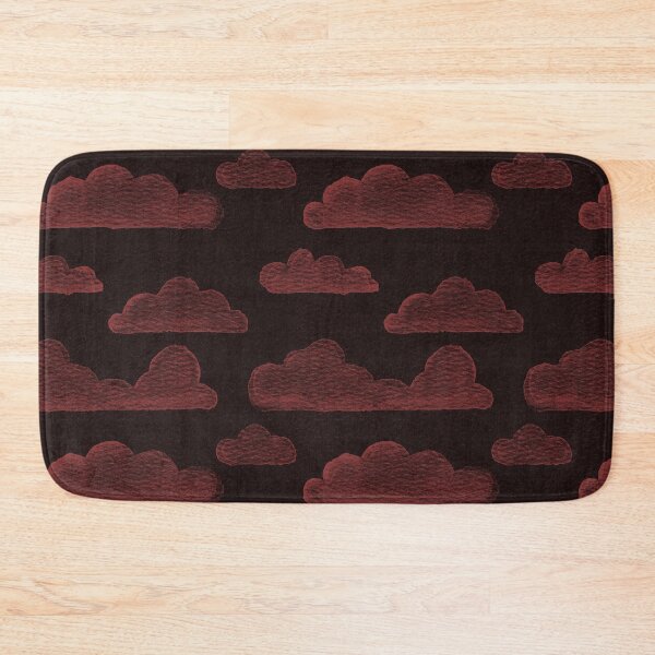 Item preview, Dreamtime Clouds Watercolor Pattern - Coal + Ruby designed and sold by Irene Estelle.