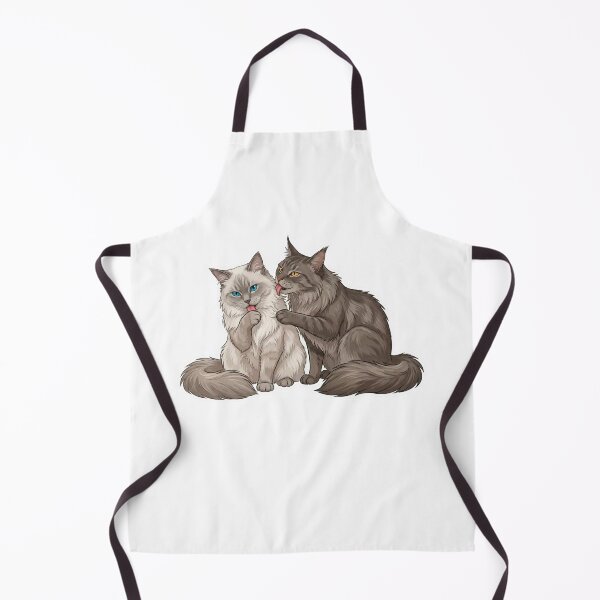 Item preview, Soulmate Cats Series #05 – Playful Interaction – Cute Cat Illustration designed and sold by Quiet Joy Studio.