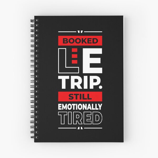 Item preview, Booked The Trip Still Emotionally Tired Funny Travel Quote designed and sold by Oda.