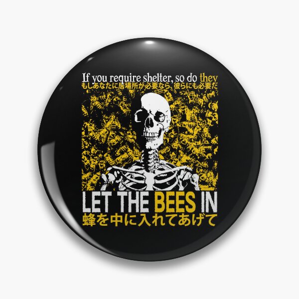 Item preview, Let The Bees In Skeleton designed and sold by VintageMedatsu.