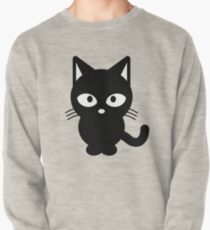 moderne schwarze Katze Pullover